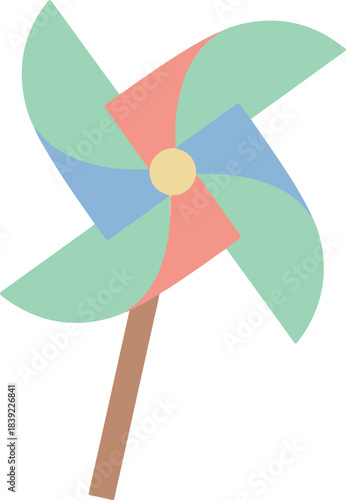 Colorful Pinwheel Toy