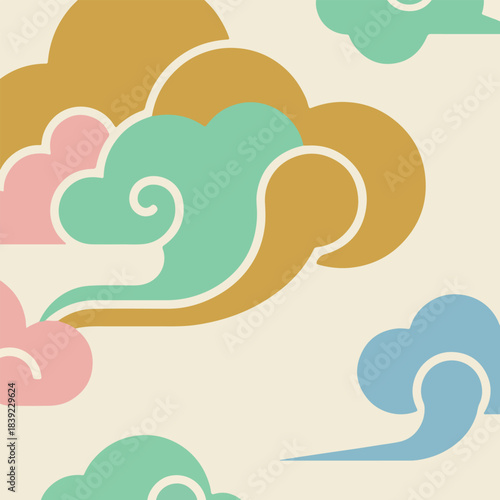 Colorful Cloud Pattern