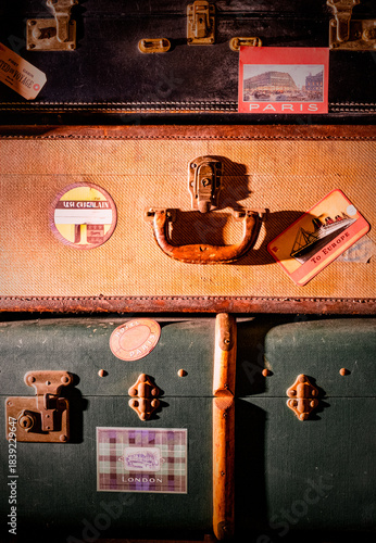 Passenger Lugguage Ready For The 'Grand Tour' Of Europe