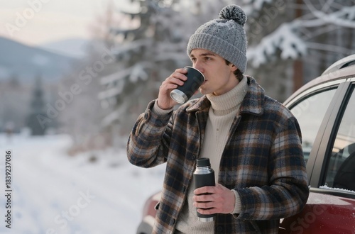 young man with mobile phone
