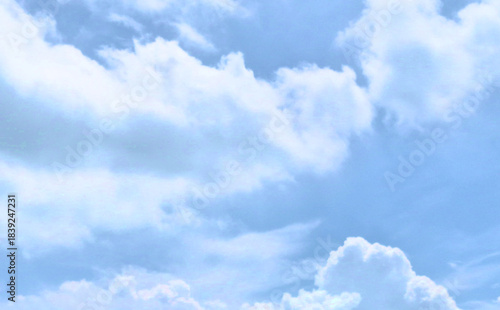 雲のある青空