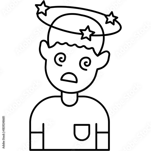 Dizziness Icon