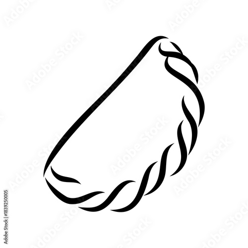 varenik, vector sketch