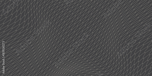 Wavy metal mesh close-up shot. Abstract Image.