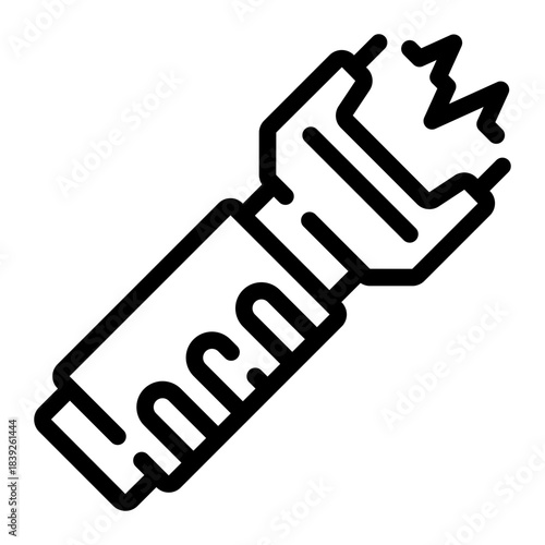electroshock line icon