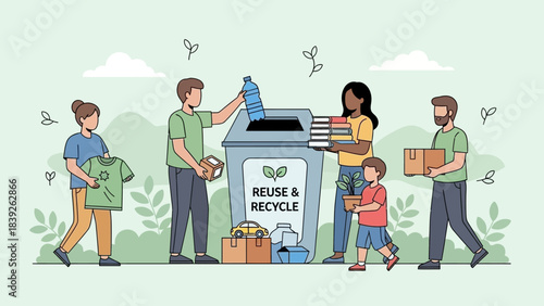 Community Recycling Initiative Promoting Sustainable Waste Management Practices