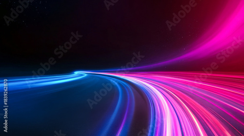 High speed data traffic abstract composition