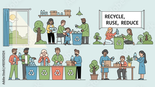 Community Recycling Initiative Promoting Environmental Sustainability and