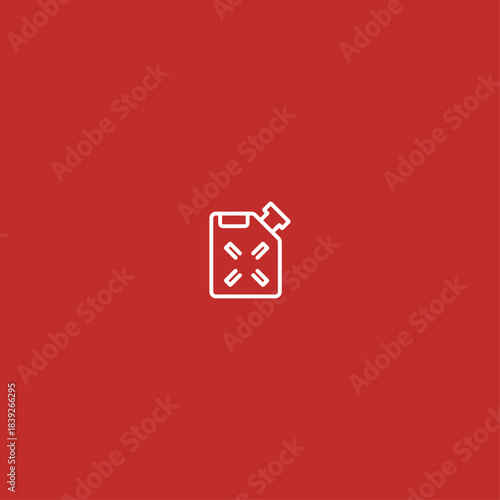 Fuel gas oil Icon flat vector design