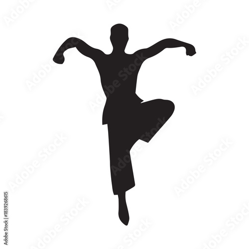silhouette of a man jumping