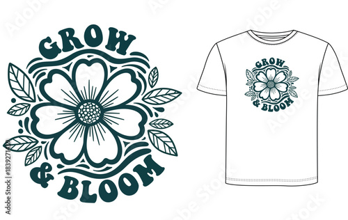 vector illustration of a flower