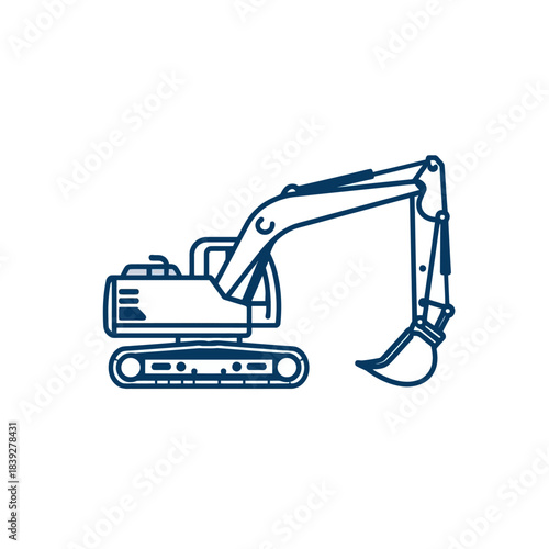 Excavator Icon Design Very Cool