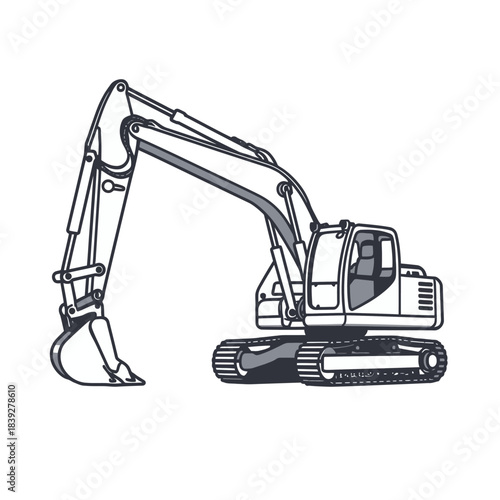 Excavator Icon Design Very Cool