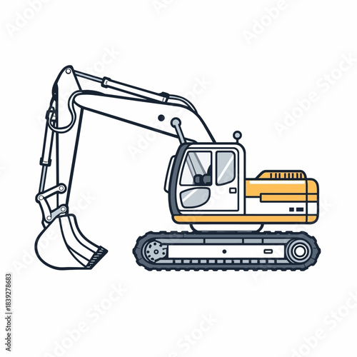 Excavator Icon Design Very Cool