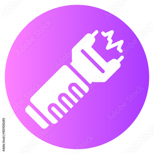 electroshock gradient icon