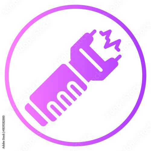 electroshock gradient icon