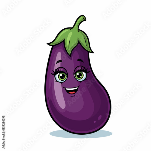 fresh, illustration, purple, plant, healthy, food, vegan, violet, natural, organic, eggplant, vector, vegetable, isolated, nature, ingredient, ripe, aubergine, garden, nutrition, vitamin, health, cart