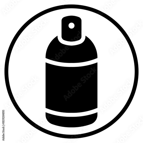 pepper spray glyph icon