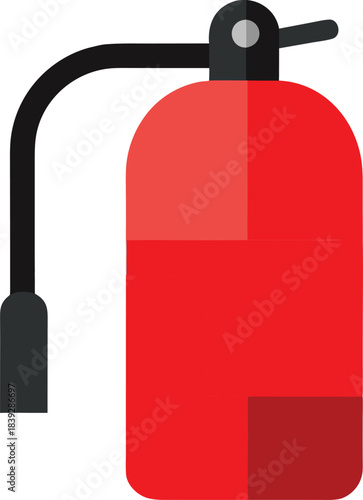Fire extinguisher safety device vector icon