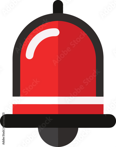 Bell ringing alarm vector icon