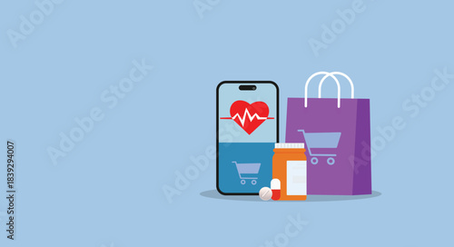 Online Pharmacy.Medicine Delivery and E-Commerce
