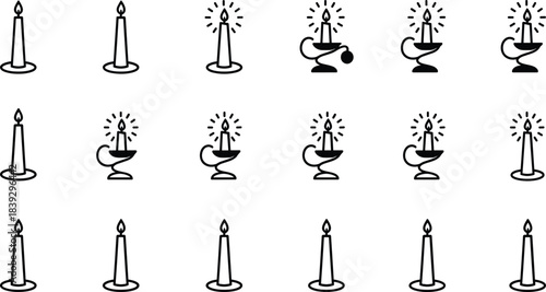 Extensive Steam Locomotive and Railroad Engine Silhouette Collection, Vector Set of Detailed Vintage Industrial Transport Icons, Multiple Classic Train and Tender Graphics, Historical Western Railway 