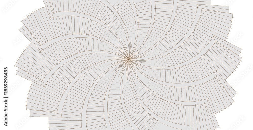 Obraz premium spiral tower abstract geometric shape 3d