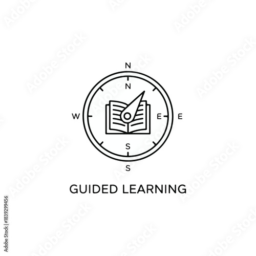 A compass for your mind guiding learning towards new year achievements