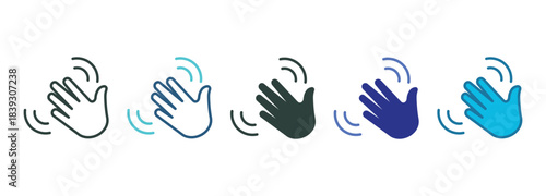 Effortless Work Icon Set Multiple Style Of