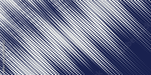 Abstract halftone wave dots background. Futuristic twisted grunge pattern dots circles. Vector modern optical pop art texture
