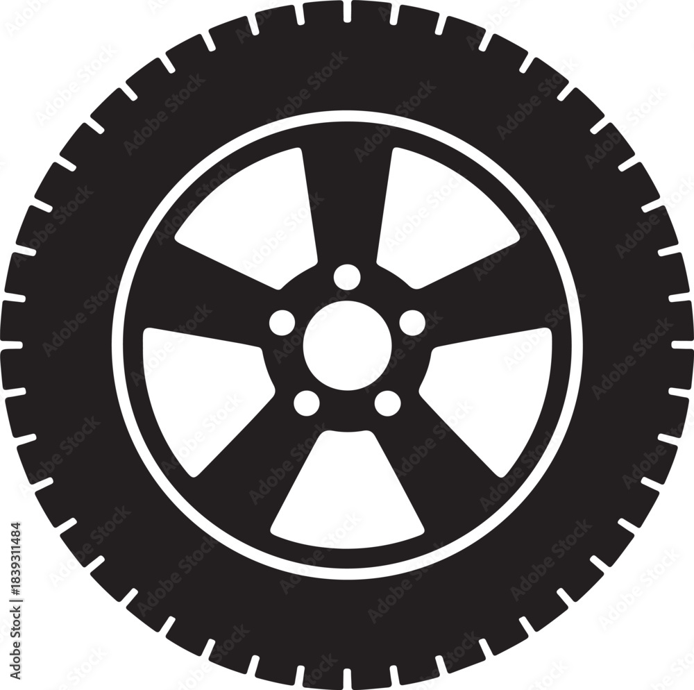 Obraz premium wheel of the car