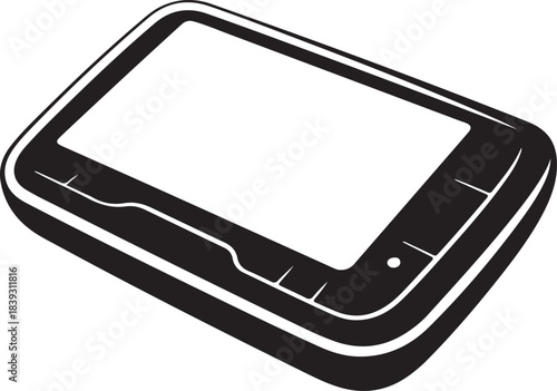 mobile phone isolated on white