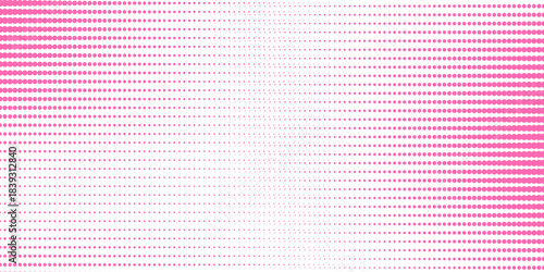 white polka dots pattern over hot pink useful as a background good effect