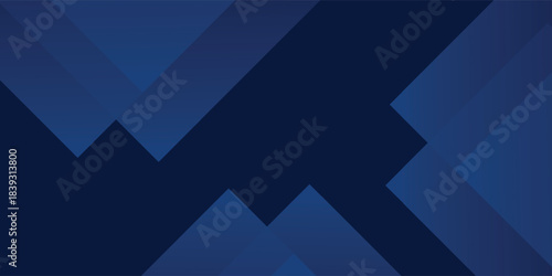 Black dark navy blue silver abstract pattern background. Geometric shape. Line triangle angle fold polygon diamond 3D simple abstract modern