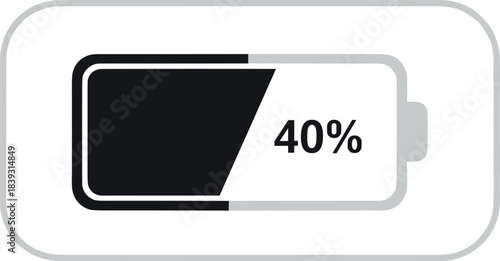 Single Black Clapper Board or Clapboard Movie Icon Vector Silhouette