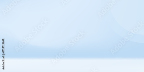 Blue studio room. Limbo light background. Abstract 3d backdrop for product presentation. Minimal wall scene. Showcase, promotion display modern