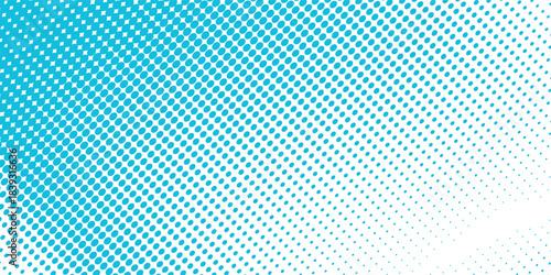 Transparent Vector Gradient Blue Color Halftone Background Staggered Dots Pattern modern dotted arts abstract