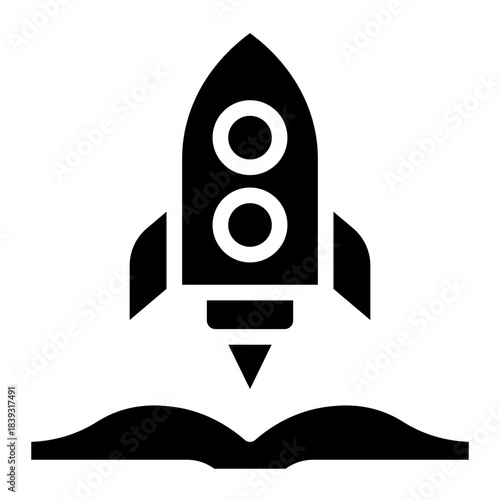 Innitiative outline glyph icon vector design illustrator