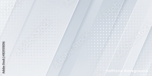 Abstract diagonal  light grey silver background with dot decoration texture. You can use for template brochure design. poster, banner web, flyer, etc. Vector illustration