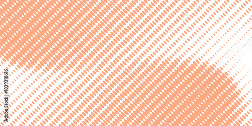 Light Orange vector illustration which consist of circles. Dotted gradient design for your business. Creative geometric background in halftone style with colored spots.