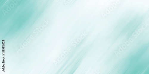 Soft Teal and White Abstract Background with Diagonal Brushstroke Texture and Gentle Gradient for Serene Designs