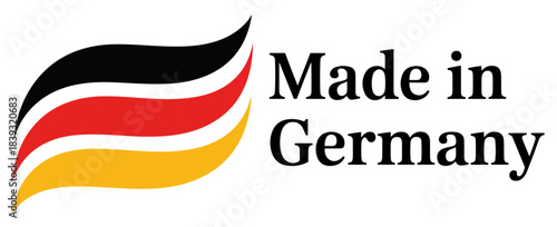 made in germany brush flag slogan