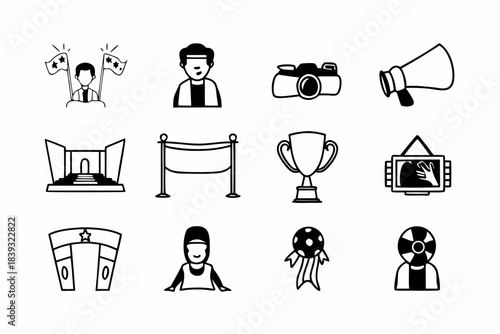 Collection of Sports and Championship Game Icons