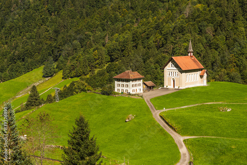 Church in Bisisthal, Canton of Schwyz, Switzerland