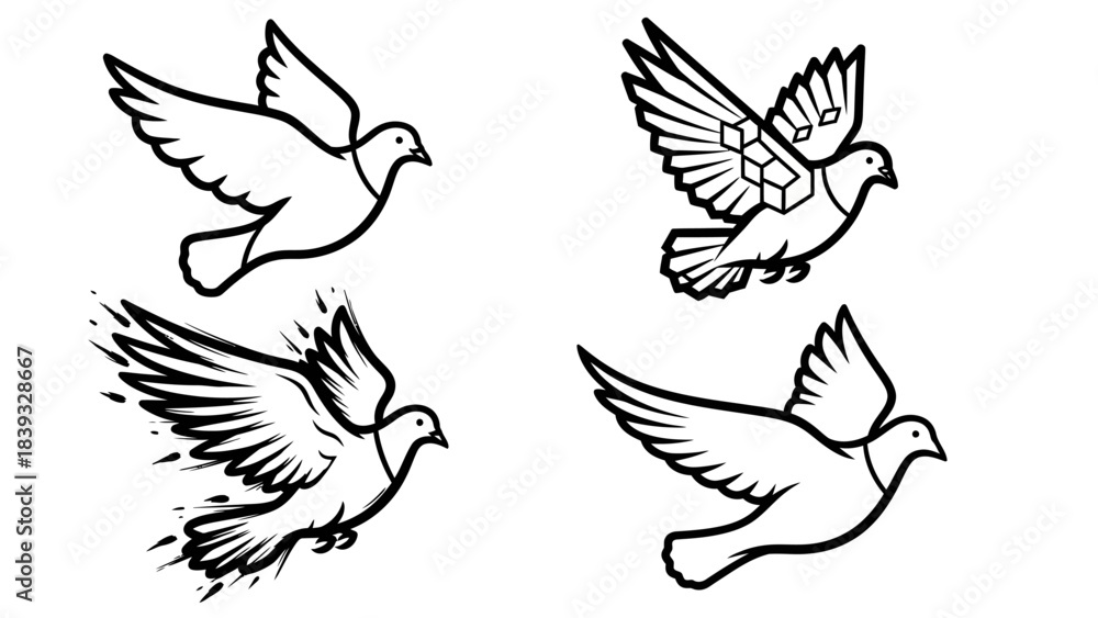 Fototapeta premium dove of peace