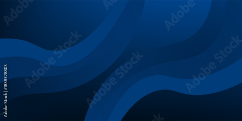 Blue simple line with white architecture futuristic background minimal concept abstract