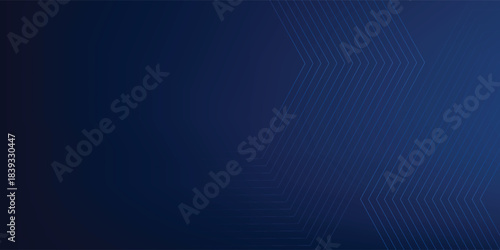 Modern abstract dark blue backgroung. Medical and science, technology connection concept. hexagon line illustration