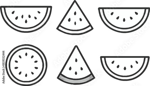 Minimalist Watermelon Slices