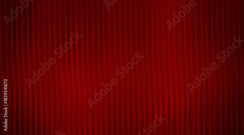 Illustration of abstract dark red vertical corrugated texture background with subtle gradient and dramatic lighting effects, perfect for luxury or dramatic presentations, 130 characters max