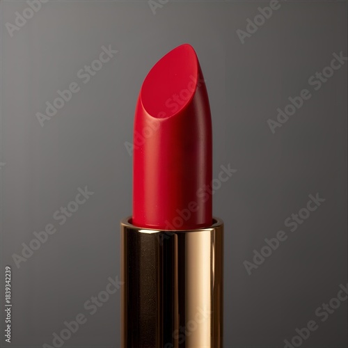 Classic red lipstick gives a bold, confident and very attractive impression.